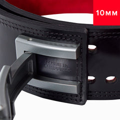 SBD Belt 10mm – detail van de geopende lever-sluiting