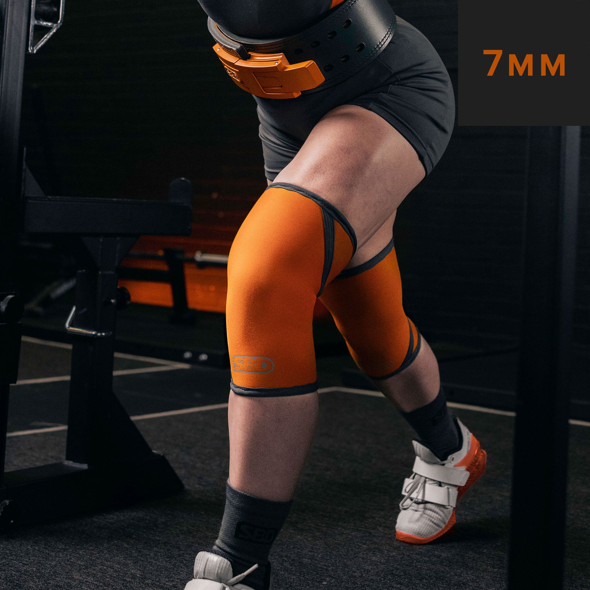 SBD Knee Sleeves 7MM FORGE LIMITED EDITION - ORANGE