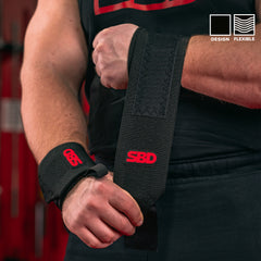 SBD Wrist Wraps – Flexible wrap met aanduiding van de uitvoering
