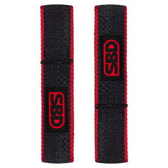SBD Lifting Straps – twee Classic flat-loop straps plat op witte achtergrond
