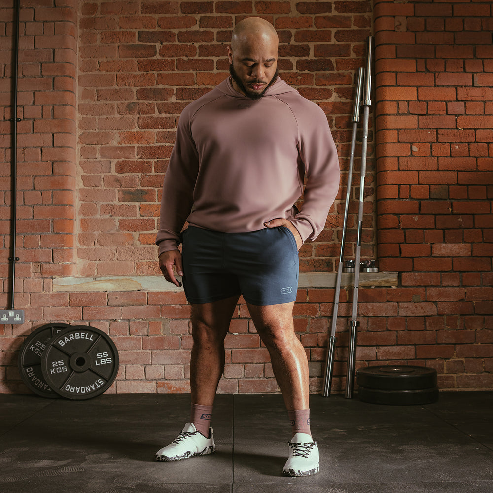 SBD Training Shorts Serenity heren detail