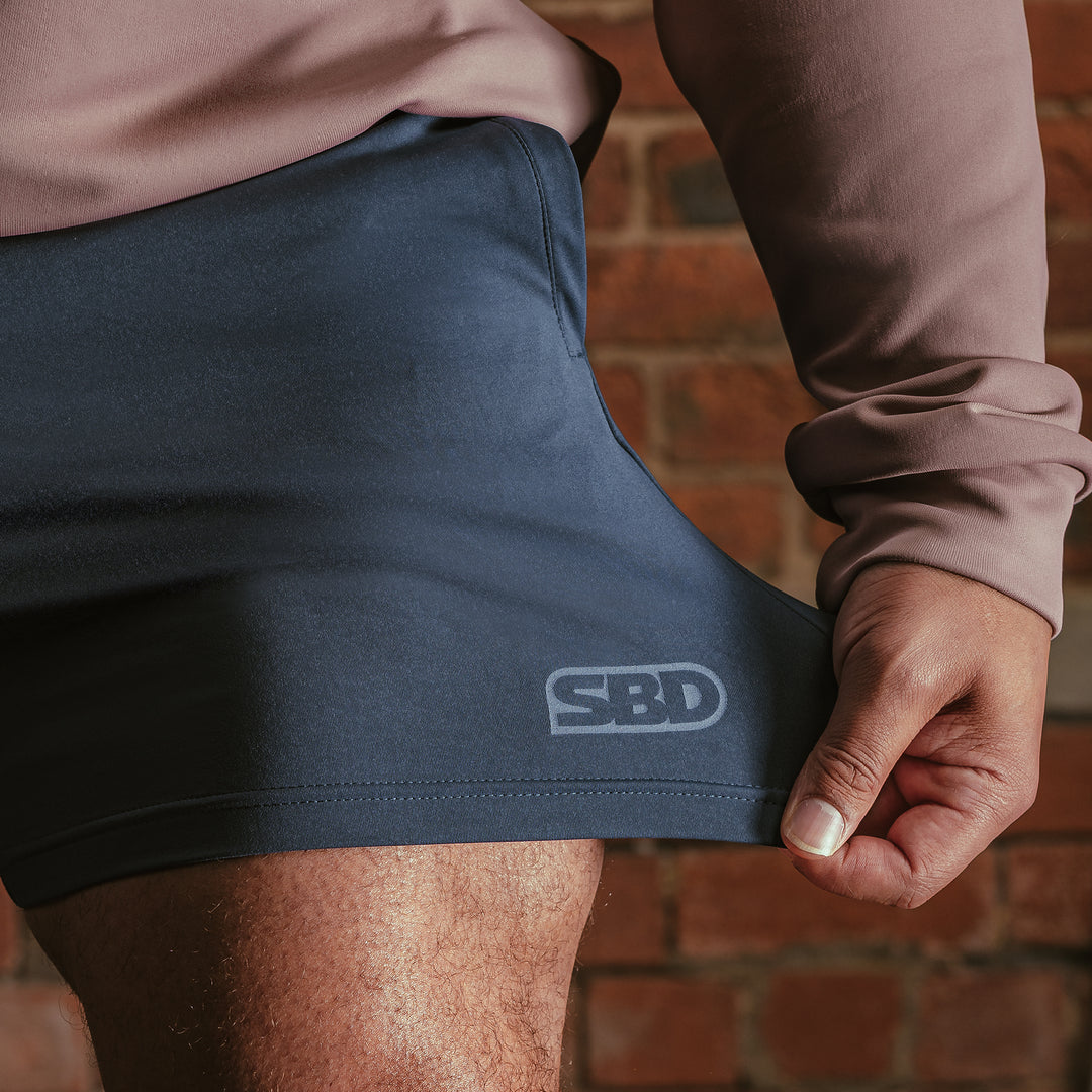 SBD Training Shorts Serenity heren zijaanzicht