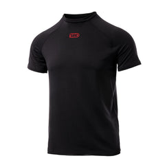 SBD Training T-Shirt Classic voor heren – zwart herenmodel met klein rood borstlogo op witte achtergrond