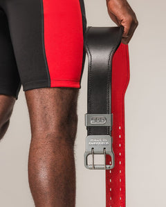 SBD leren weightlifting belt – officiële studiofoto 4