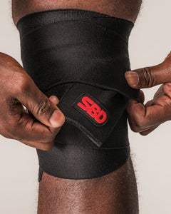 SBD weightlifting knee wraps – officiële studiofoto 2