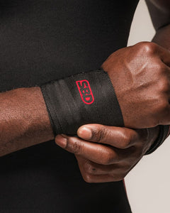 SBD textiele weightlifting wrist wraps – officiële studiofoto 1