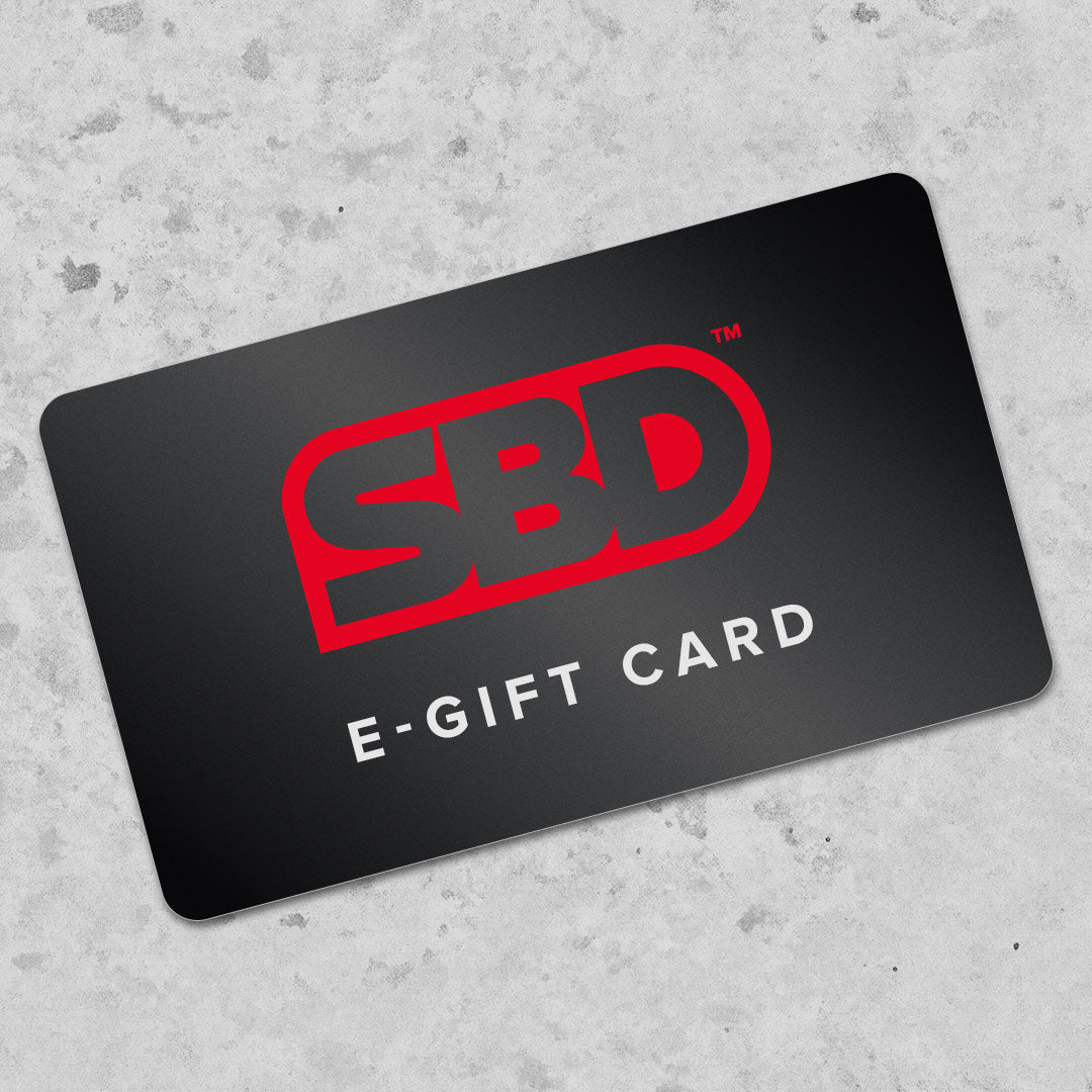 Gift Card – digitale cadeaubon met rood SBD-logo